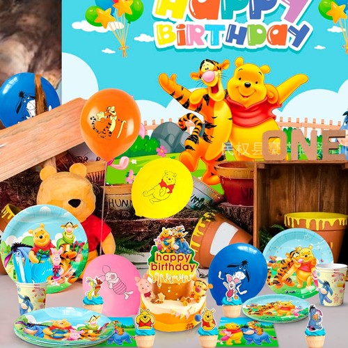 Winnie the Pooh Birthday Party Supplies, Decorations and Party Tableware Sets - Picture 6 of 10
