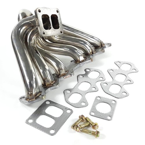 Exhaust Header Turbo Manifold for 93-98 Toyota Supra MK4 JZA80 SC300 3.0L 2JZGTE