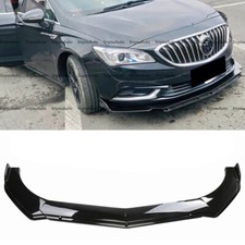 For Buick Regal Universal Front Bumper Lip Spoiler Splitter Glossy Black