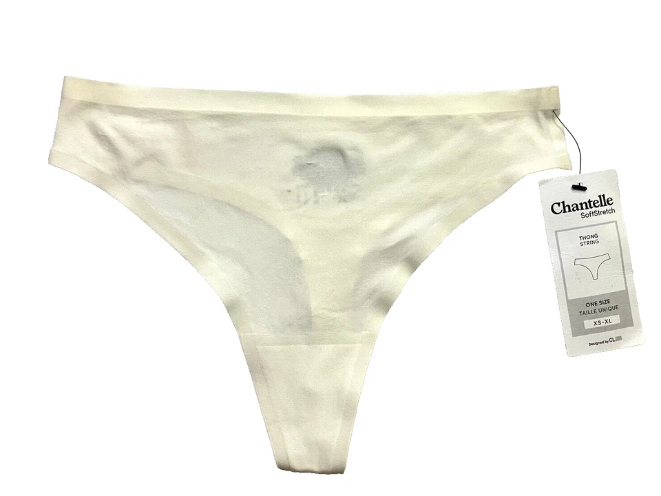 Nuevo con etiquetas Chantelle Mujer Suave Elastizado Sin Costuras Tanga Ropa Interior 2649 Marfil Talla Única Foto 2 de 4