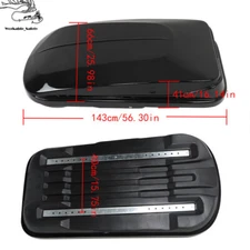 Black 14 ft³ Car Roof Top Cargo Carrier Vehicle Roof Luggage Storage Box 2 Key