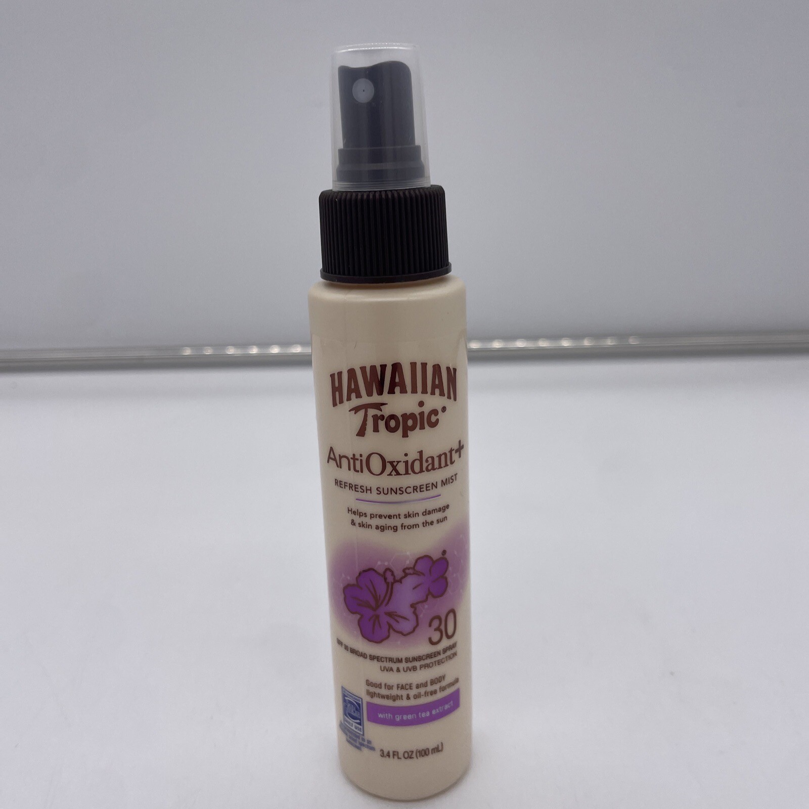 Hawaiian Tropic AntiOxidant & Sunscreen Mist SPF 30 3.4 Oz. UVA UVB