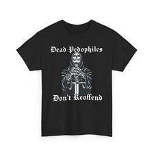 Dead Pedophiles Don't Reoffend Sword - Unisex Heavy Cotton Tee