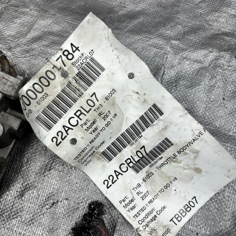 Acura RL 2007 3,5 L cuerpo del acelerador conjunto de válvula GMA3A fabricante original Foto 4 de 4