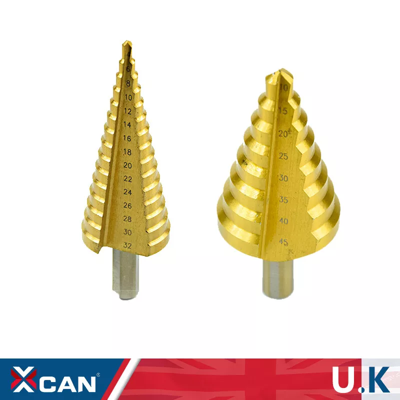 HSS Step Cone Drill Bit Set 10 45mm 4 12 20 32mm For Wood Metal Hole Cutter 1Pc