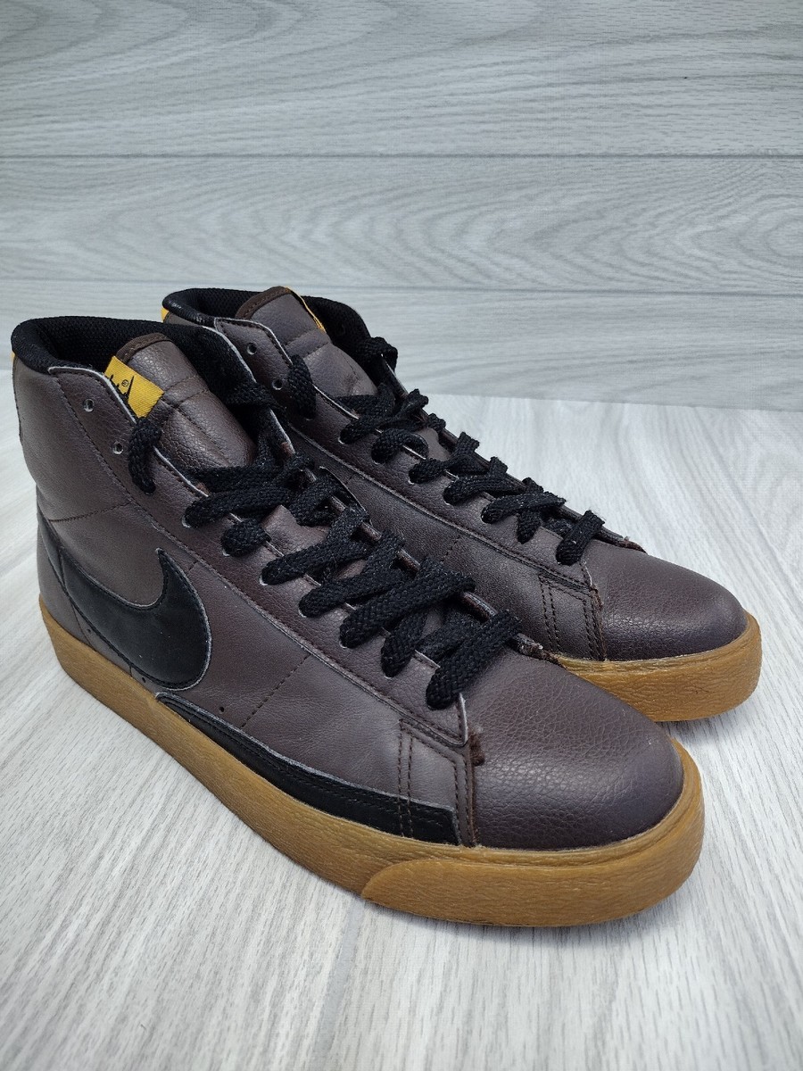 Nike Blazer NYX High Dark Cinder Yellow Ochre Size 9 in Good  display picture 2