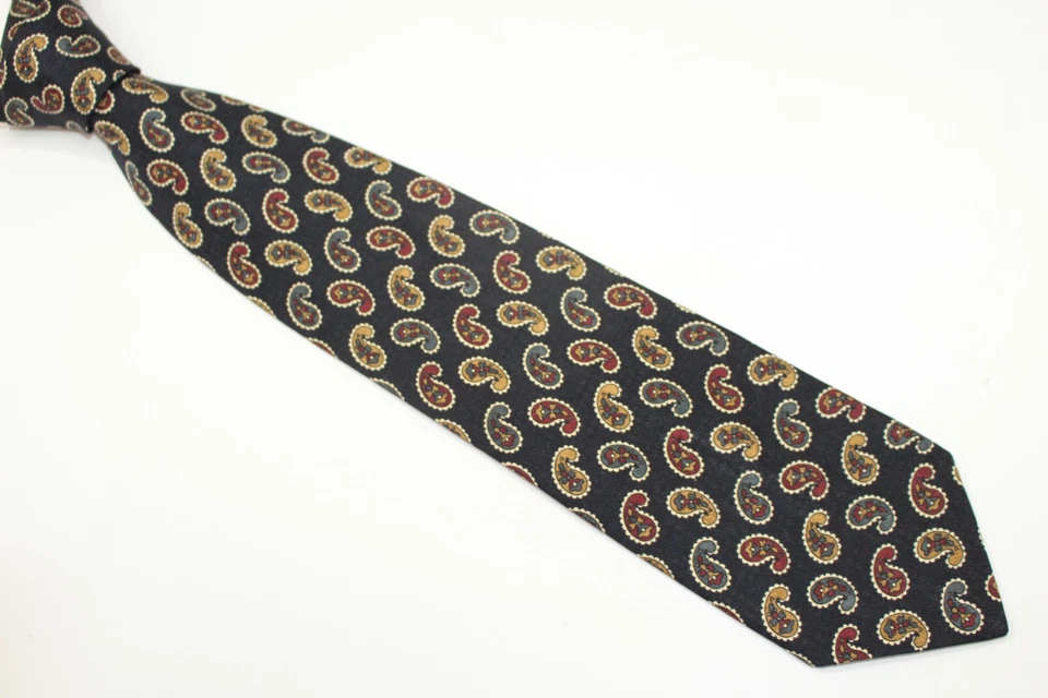 Corbata de seda ALBA MODA Made in Italy F79553 Foto 2 de 4