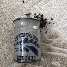 Westerwald Art Stoneware  Pottery Jar with a Lid