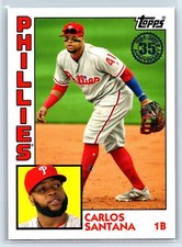 Carlos Santana 2019 Topps 1984 Topps Baseball 150th Anniversary Phillies #T84-6