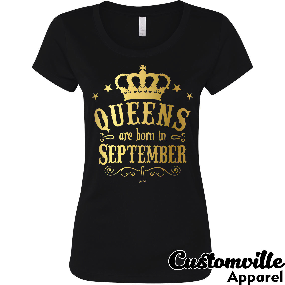 Queens are born in September Women's Birthday Girl gift