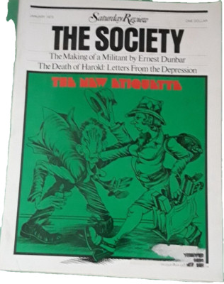 Saturday Review Society January 1973 ERNEST DUNBAR RAYMOND SOKOLOV THOMAS MEEHAN