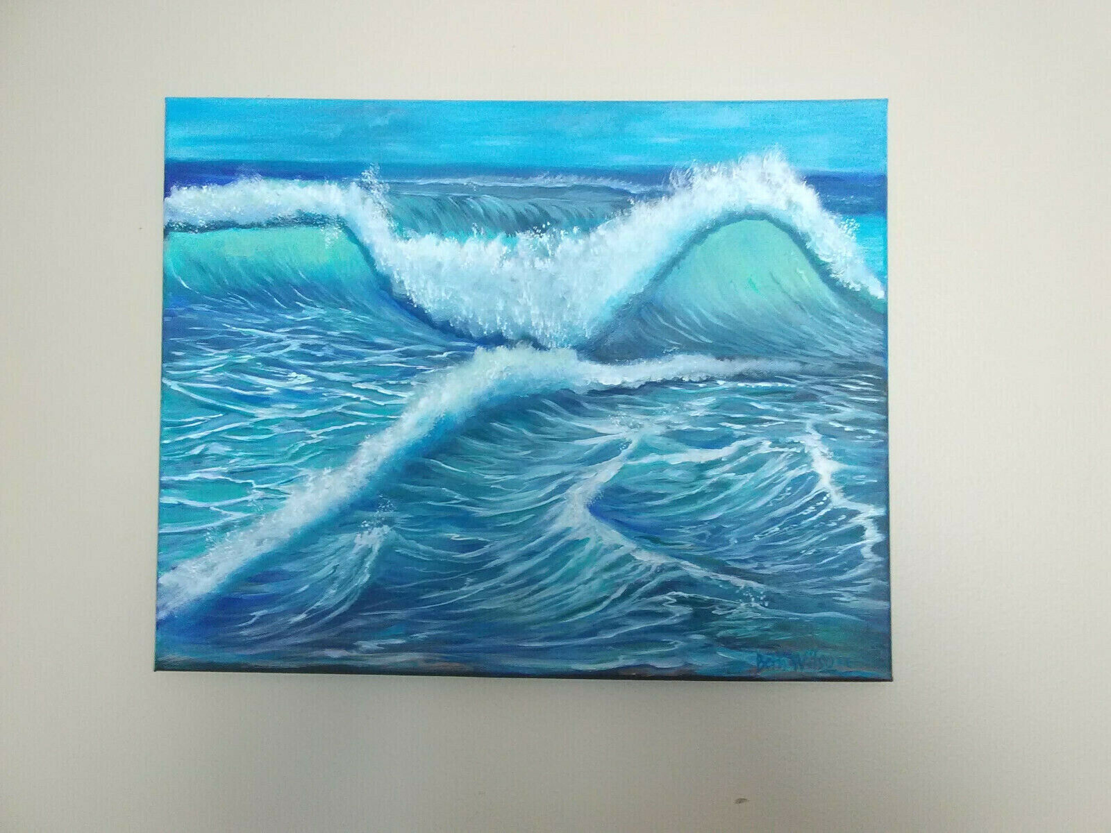 Featured image of post How To Paint A Beach Wave Acrylics : Painting tutorial acrylic ocean for beginners | katie jobling art.