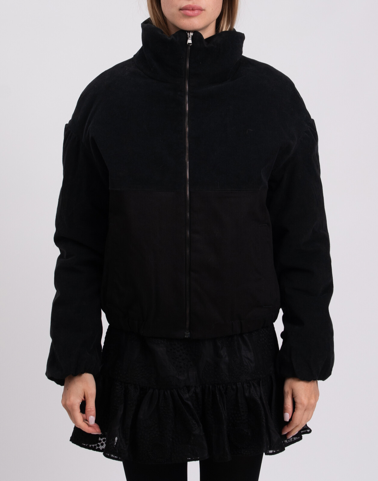 ALTRA Giacca 8 Velluto a coste e Denim XS PREZZO AL PUBBLICO $230 imbottita full zip Made in Italy