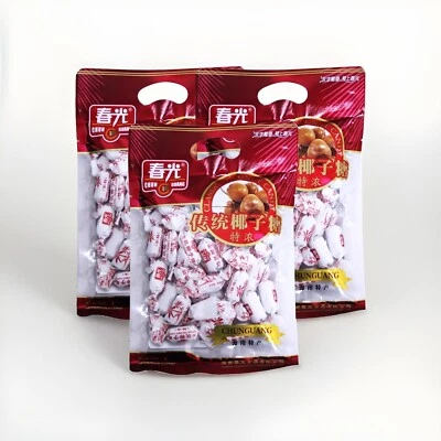 Pack Of 3 - Chun Guang Classic Coconut Candy 250g New