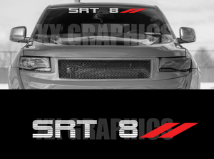Jeep-SRT-8-RED-STRIPES-Windshield-Banner-Graphic-vinyl-decal-sticker