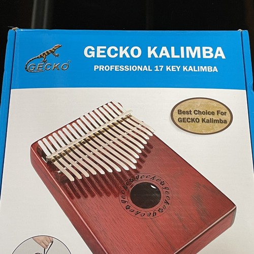 NEU GECKO Kalimba Professional 17 Schlüssel massiv Mahagoni Serie mit Stimmhammer - Bild 2 von 9