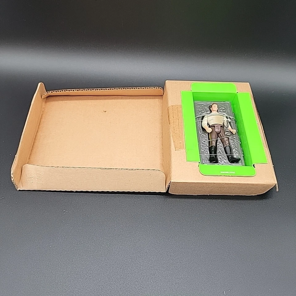 Figura de acción Star Wars POTF 3D Diorama Palacio de Jabba con Han Solo en carbonita Foto 3 de 4