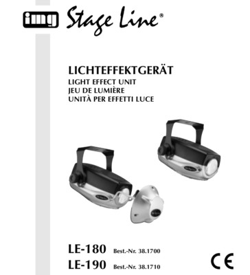 NEU!  LE-180 Licht-Effektgerät ''MoonFlower''   img Stage Line