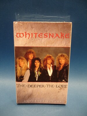 Whitesnake   The Deeper The Love ~ (SEALED Cassette Single Geffen 91 99514)
