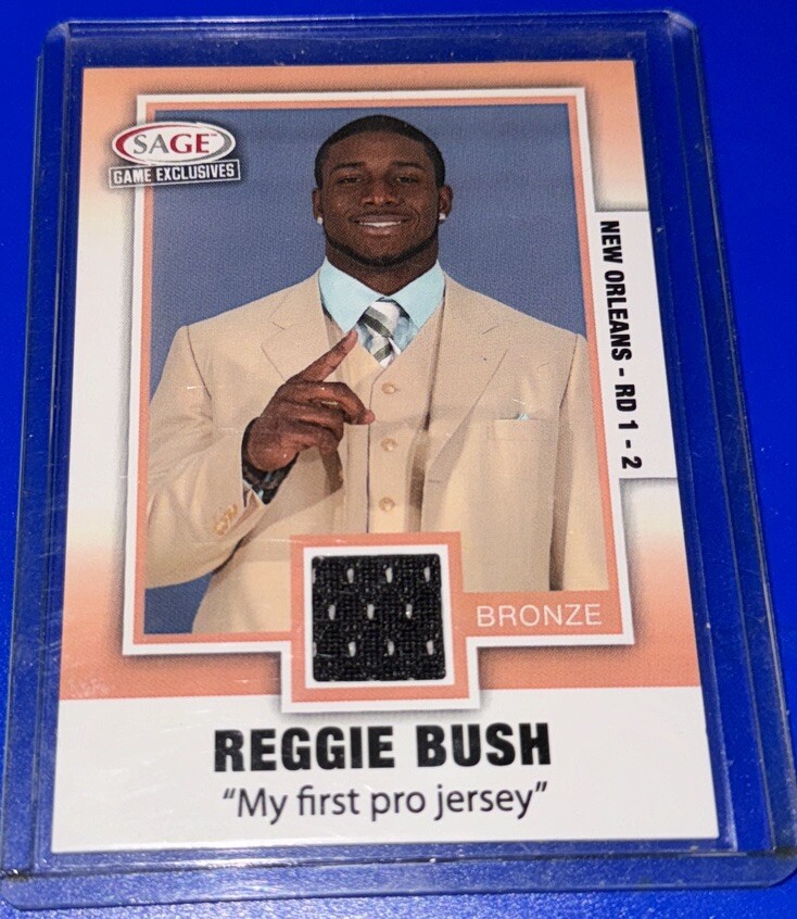 REGGIE BUSH 2006 SAGE Game Exclusives 
