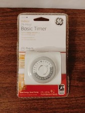 NEW GE 15431 Indoor 24-Hour Basic Timer - White - Programmable