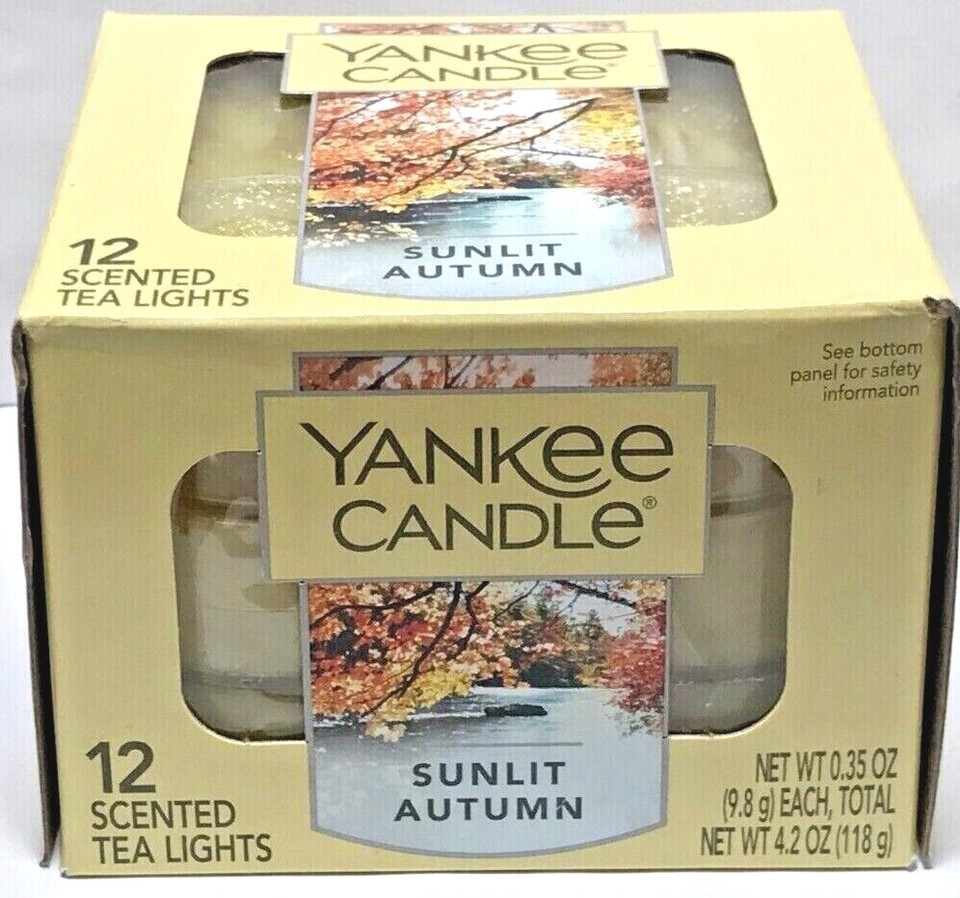 Yankee Candles Tea Light Tealights BOX of 12 CHOICE Tealight Free