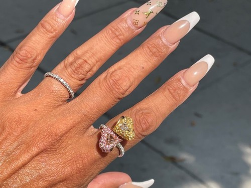 Diamante Forma de corazón 18KYWR Anillo de zafiro rosa y amarillo dorado 2.13 quilates - Imagen 3 de 10