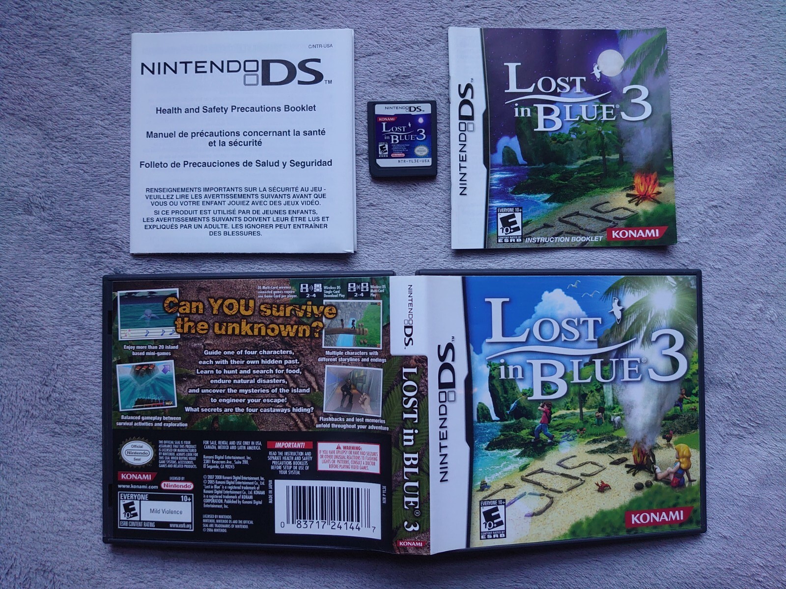 Lost in Blue 3 (Nintendo DS, 2008) - European Version for sale online