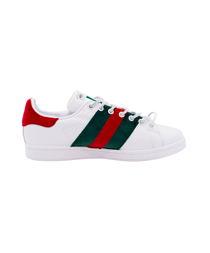Sneakers Adidas Stan Smith bianche e verdi