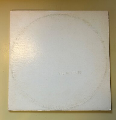 The Beatles White Album embossed title Douple LP record | eBay