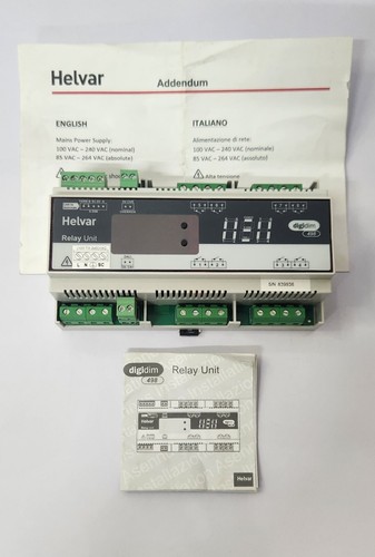 1 PCS NEW HELVAR 498 RELAY UNIT DIGIDIM S/N:839936 REV 6 V1.6 - Picture 2 of 10