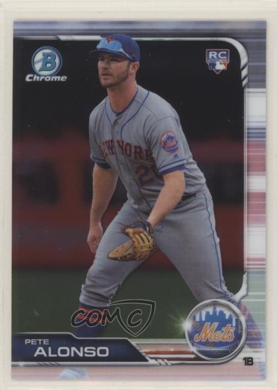 2019 Bowman Chrome Pete Alonso #48 8b5