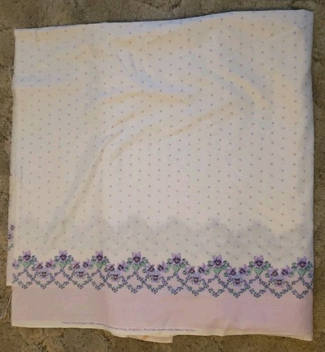 5 Yards Violet Collection Daisy Kingdom Baumwollstoff, doppelter Rand Vintage