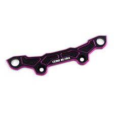 3Racing 1/10 4WD On-Road Cero Ultra Aluminum Upper Bumper Black Pink #SAK-C155