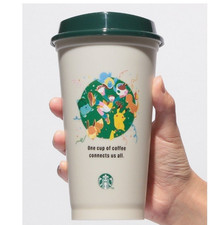 #STARBUCKS JAPAN Pokémon + STARBUCKS REUSABLE CUP COFFEE CONECTION 473ml F/S