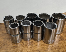 CRAFTSMAN 9 piece 1/2 Drive Metric Socket Set...
