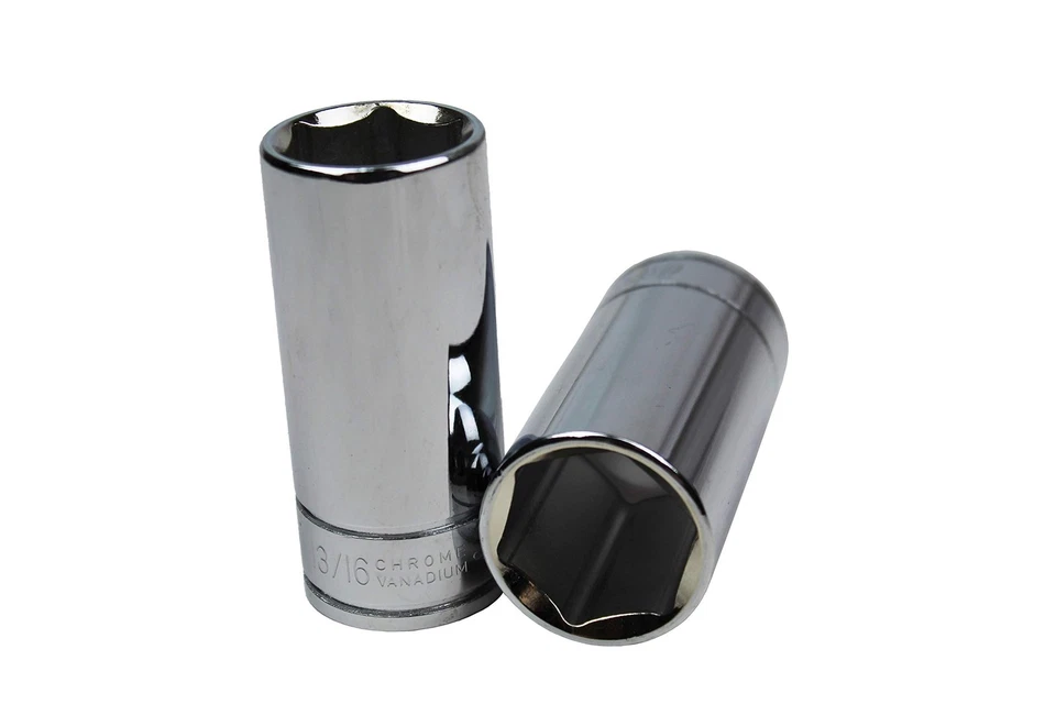 Juego de enchufes 22047 con accionamiento de 3/8 para garajes, talleres de reparación y bricolaje, métrico, SAE, Foto 4 de 4