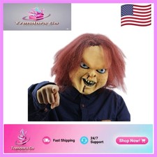 Creepy Chucky Latex Mask for Kids & Adults - Perfect Halloween Costume Accessory
