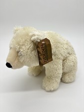 Aurora White Polar Bear Plush Stuffed Animal 11" NEW w TAG Destination Nation