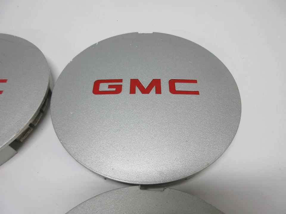4 CUATRO 94-97 GMC Jimmy Sonoma S-15 tapas centrales de rueda 15982660 plata Foto 3 de 4