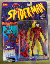 1994 Toy Biz Spider-Man Carnage Action Figure The New Animated Series Marvel NIB