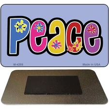 Peace And Flowers Novelty Magnet Fridge Refrigerator Home Kitchen Decoration