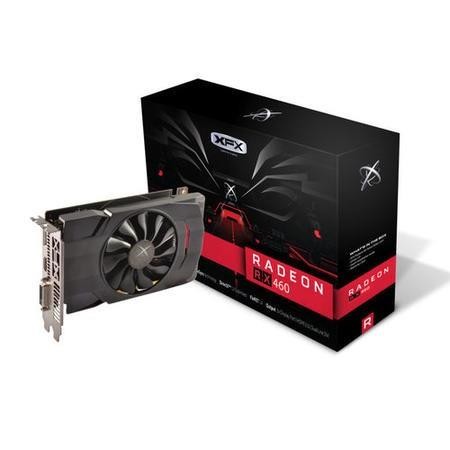 XFX AMD Radeon RX 460 OC 4GB GDDR5 Graphics Card - Low Power, e-Sports Ready - 第 1/3 張圖片