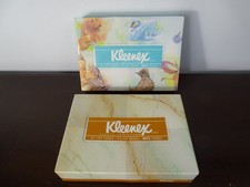 2 Vintage Kleenex Tissue Box Little Travelers from the 1980’s Dogs Bird NOS
