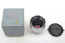 Nikon Rangefinder 50mm 5cm f3.5 Micro-Nikkor-C lens-EARLY 7 Blade head+READ+RARE