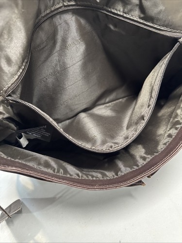 Kenneth Cole Reaction riskante braune Leder-Business-Kuriertasche Umhängetasche - Bild 10 von 14