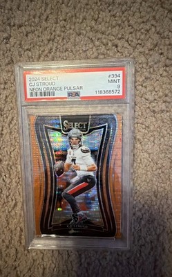 2024 Panini Select - Suite Level C.J. Stroud #394 Neon Orange Pulsar Prizm /7