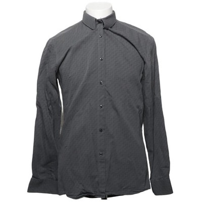 Hugo Boss, Hemd, Größe: 42, Extra Slim Fit, Grau, Baumwolle, Herren #mBt
