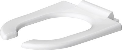 Duravit 006439 White Starck 3 Elongated Open-Front Toilet Seat With Soft Close