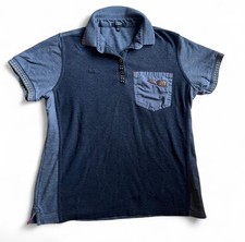 McDonalds polo shirt uniform gray women  s large work shirt with collar